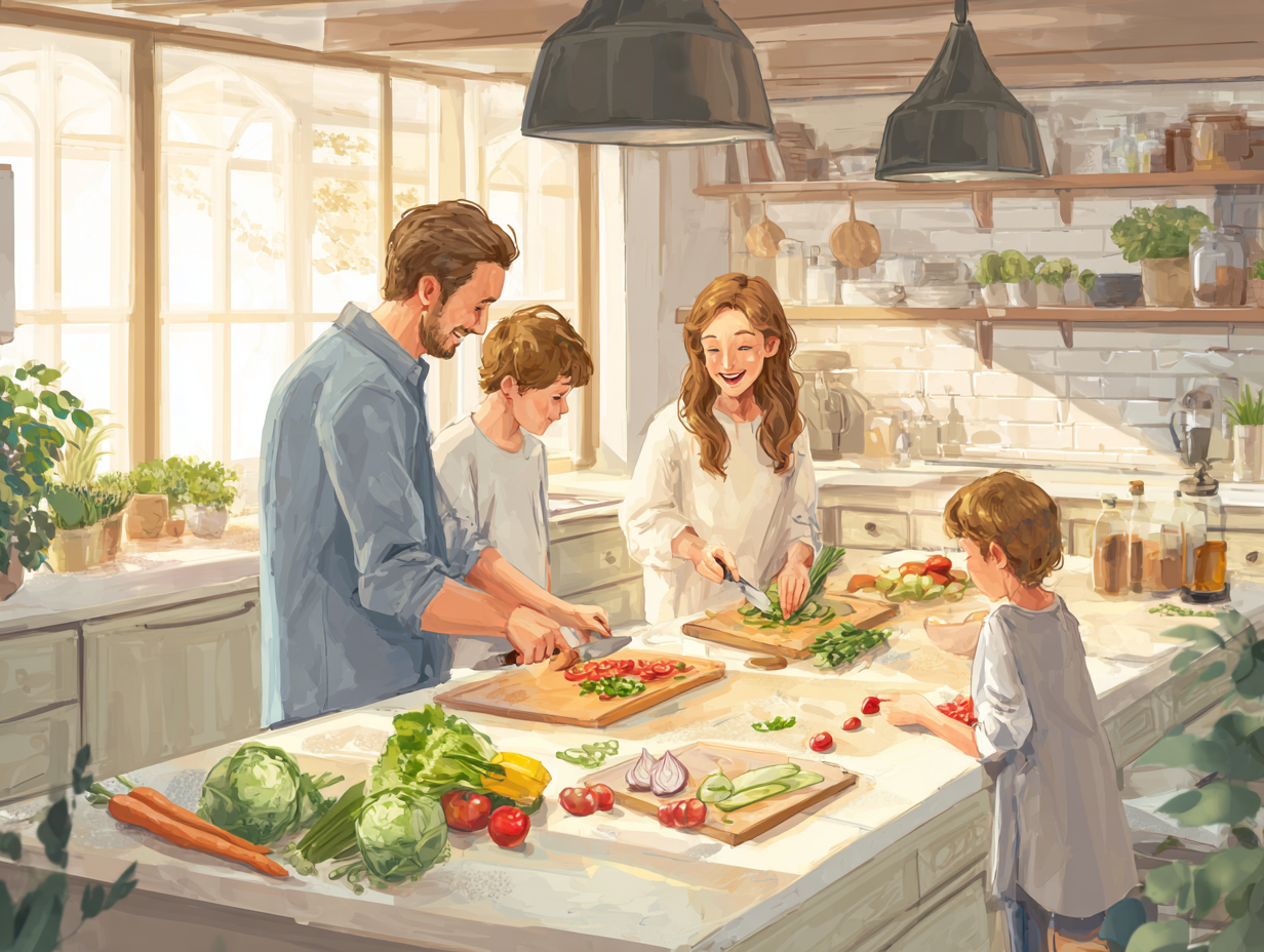 Rangli va muvozanatli ovqatlar